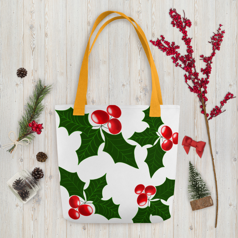 Holly Holiday Tote bag