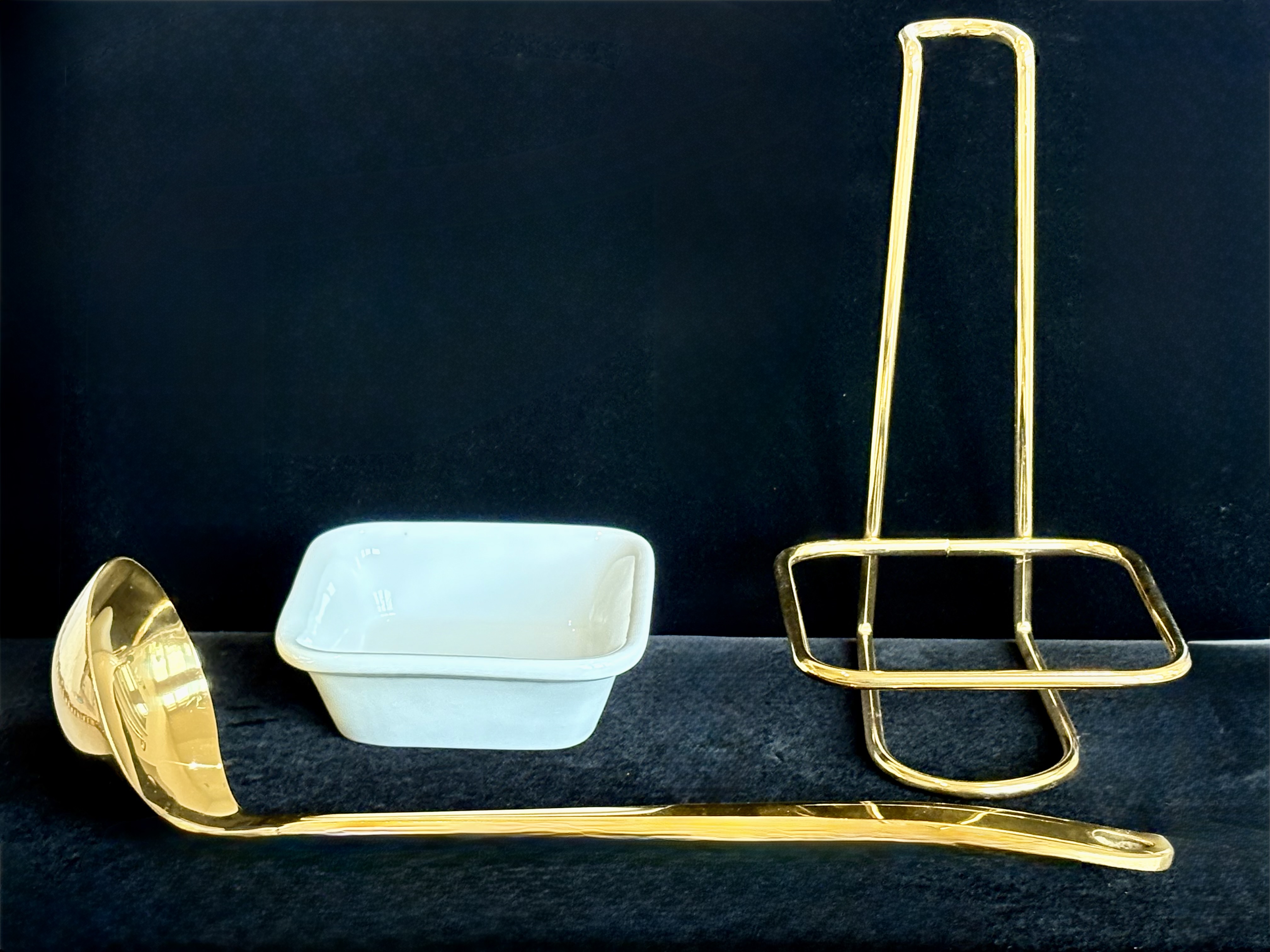 uxury Gold Serving Ladle Set (2-Piece) | Elegant Tableware