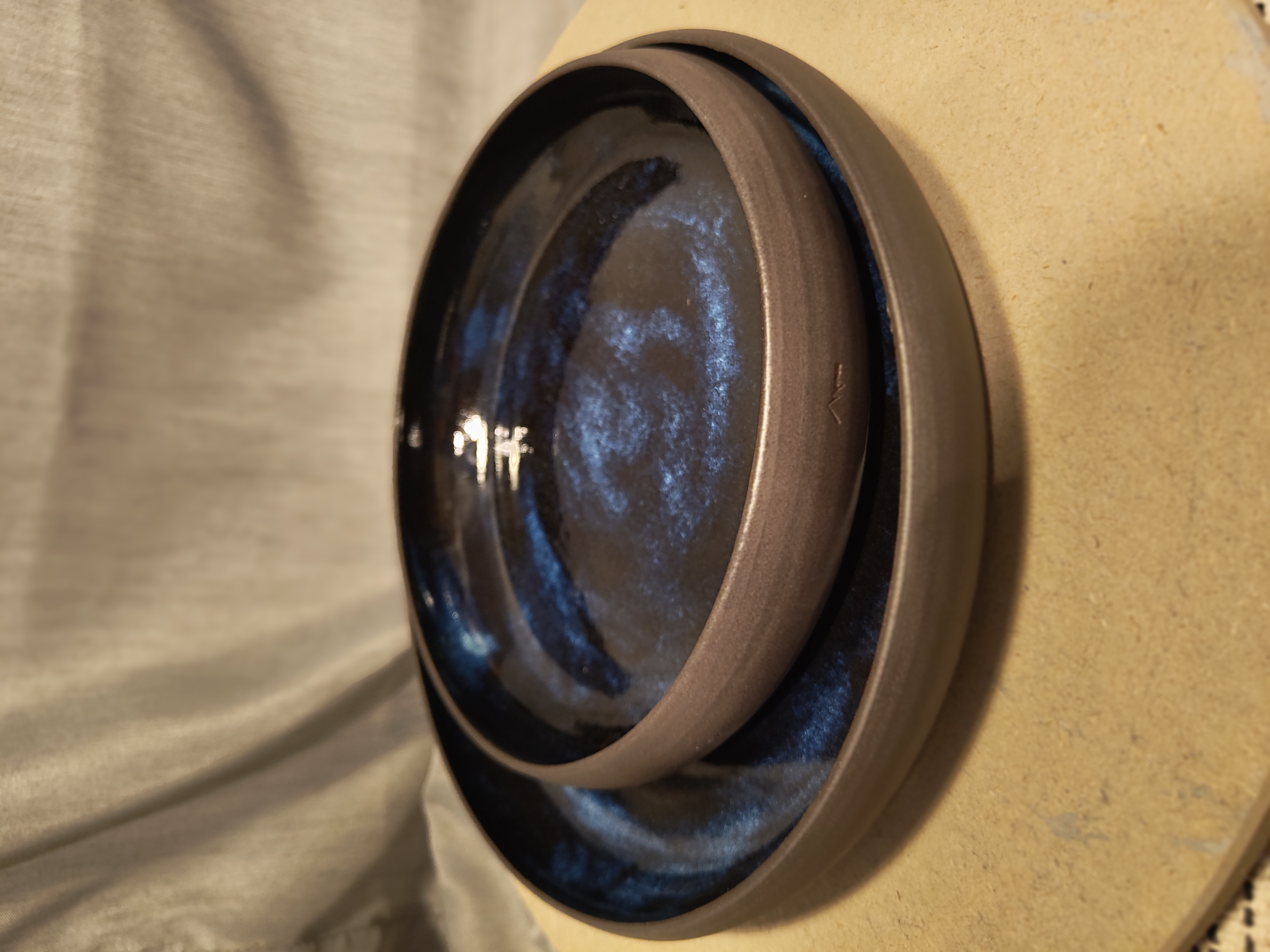 Handgefertigte Keramikschalen 2-er Set