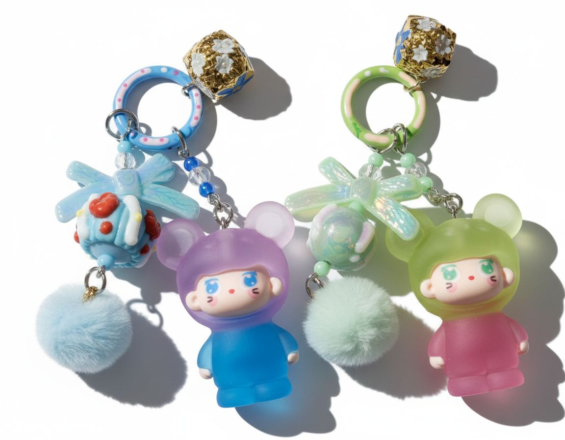 Pastel Jelly Character Keychain