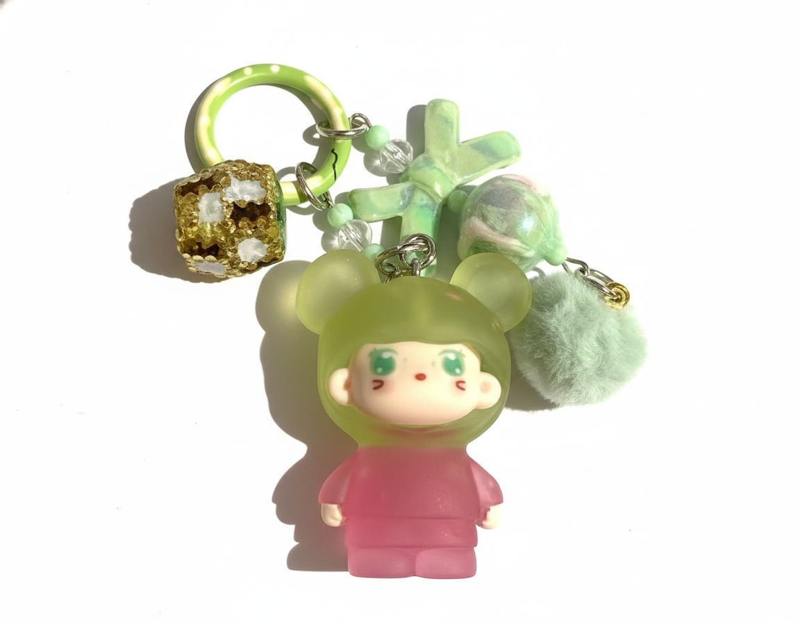 Pastel Jelly Character Keychain