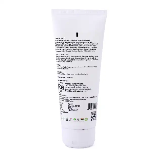 Radium Vitamin C Gel Sunscreen