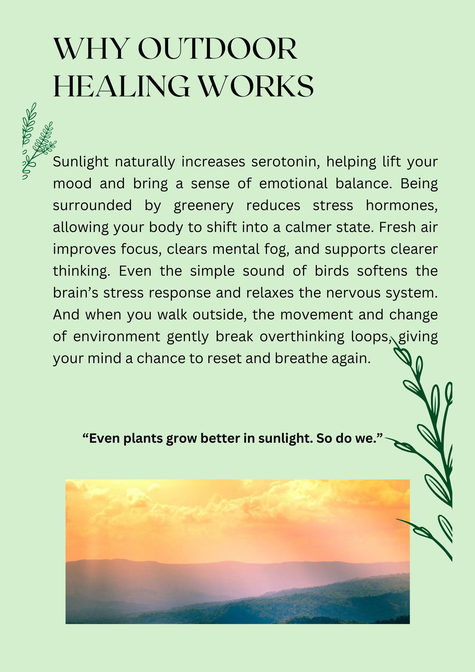 30 Outdoor Healing Secrets