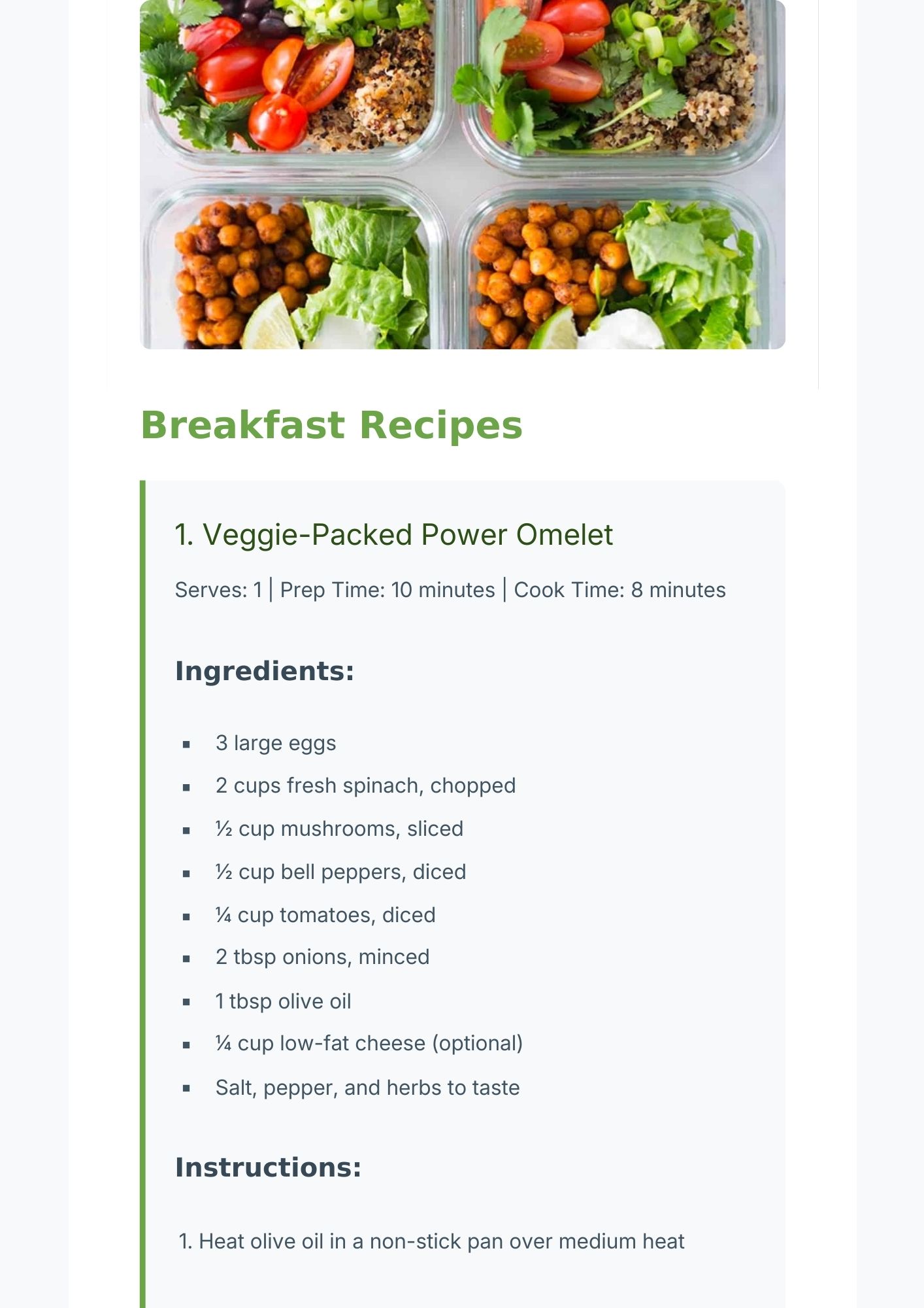 Weight Loss with Vegetables