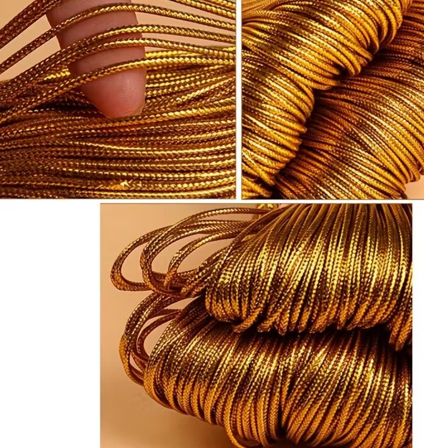 خيوط التلي الذهبية الفاخرة