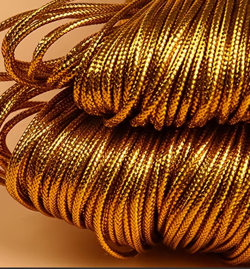 خيوط التلي الذهبية الفاخرة