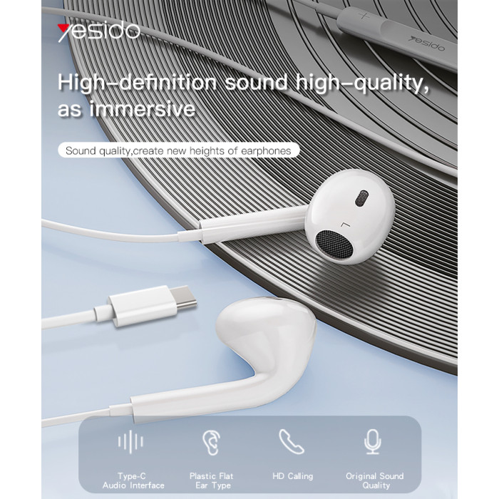 Wired Earphones with Mic | High-Quality Sound Headset
