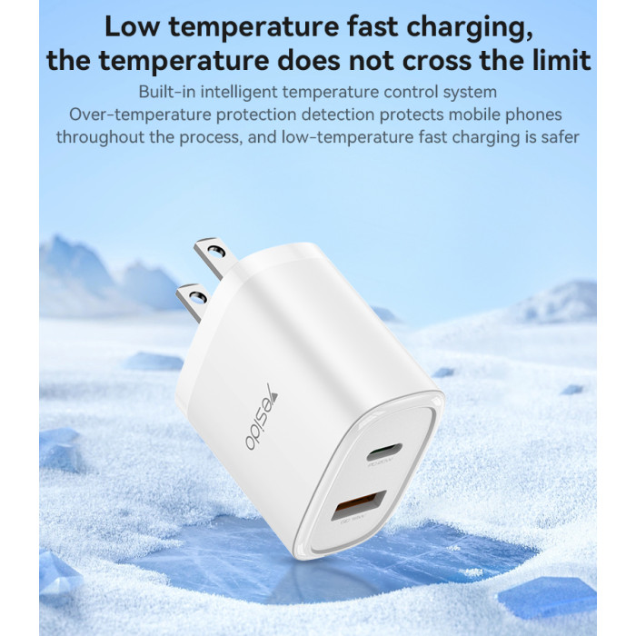 Fast Dual-Port USB Wall Charger