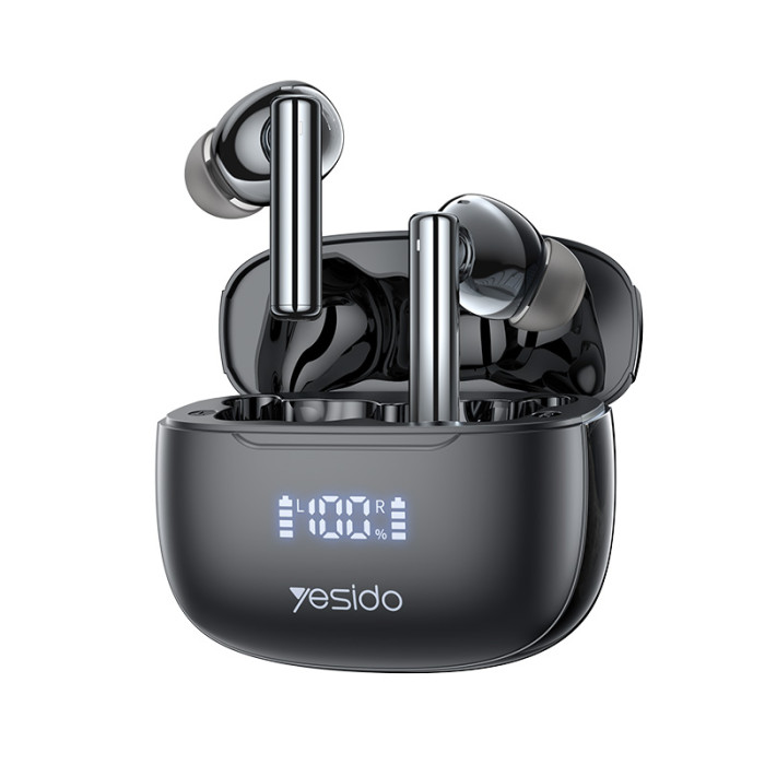 Active Noise Reduction Touch Control Power Display True Wireless BT 300mAh |Yesido Wireless Earbuds