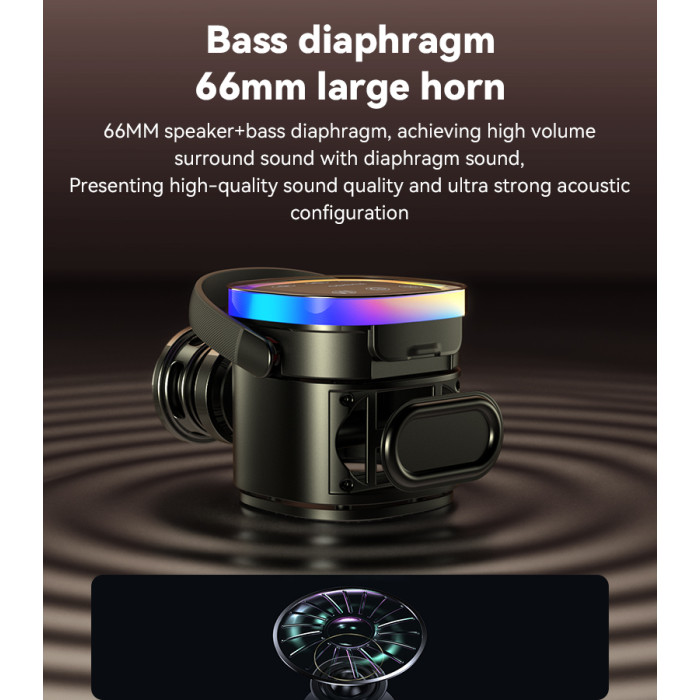 Waterproof Rating Speaker  High-capacity Battery IP67 | 8W 1800mAh