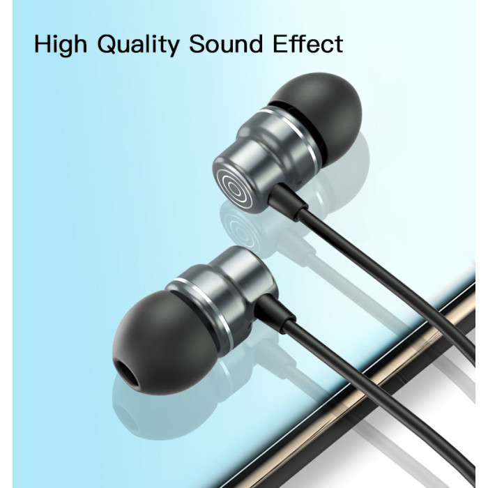 YH32 HiFi Stereo 3.5mm Handsfree Earphones with Mic