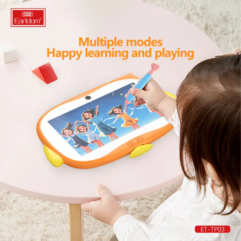 Kids Android Tablet with Silicone Case & Parental Control App