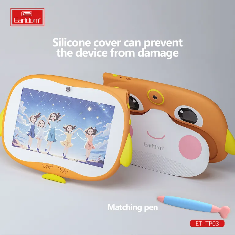Kids Android Tablet with Silicone Case & Parental Control App