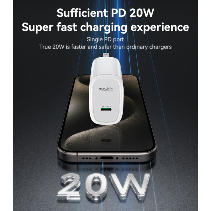 Yesido USB-C Fast Charger Adapter