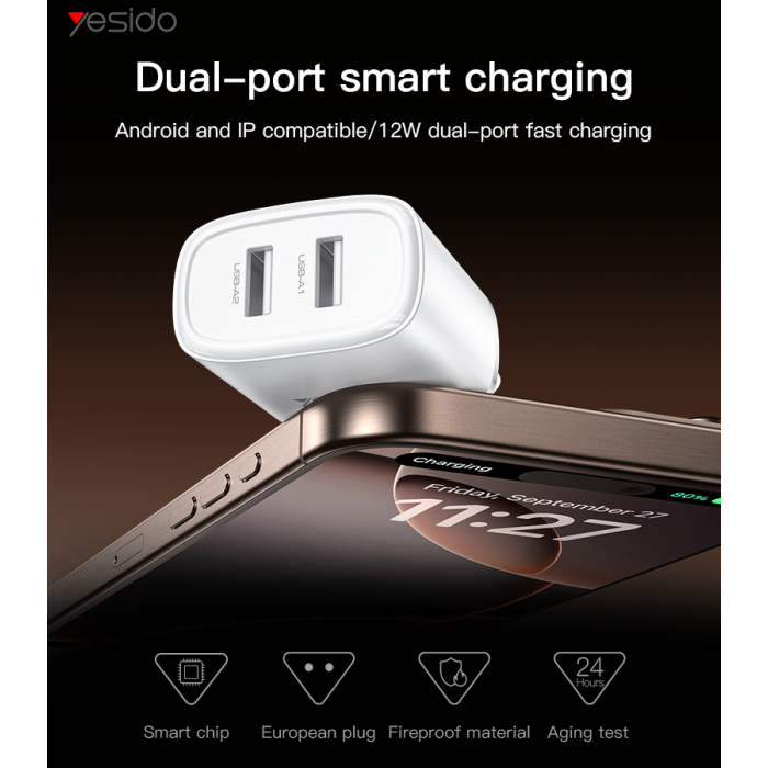 Dual USB Wall Charger