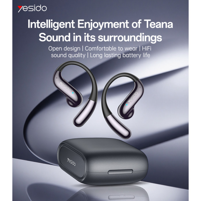 Noise Reduction Long Endurance Open Design Hifi Sound Quality OWS Wireless Headphone| Yesido 