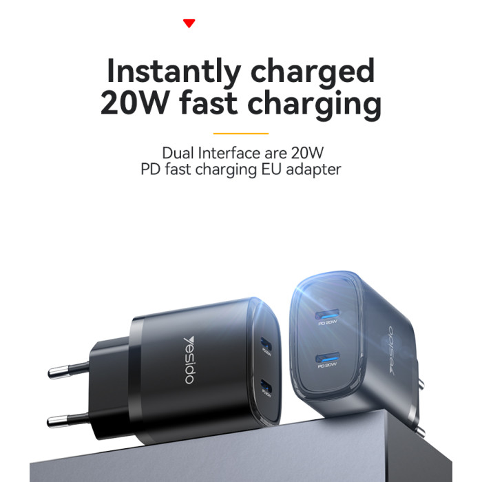 Dual USB-C Fast Charger