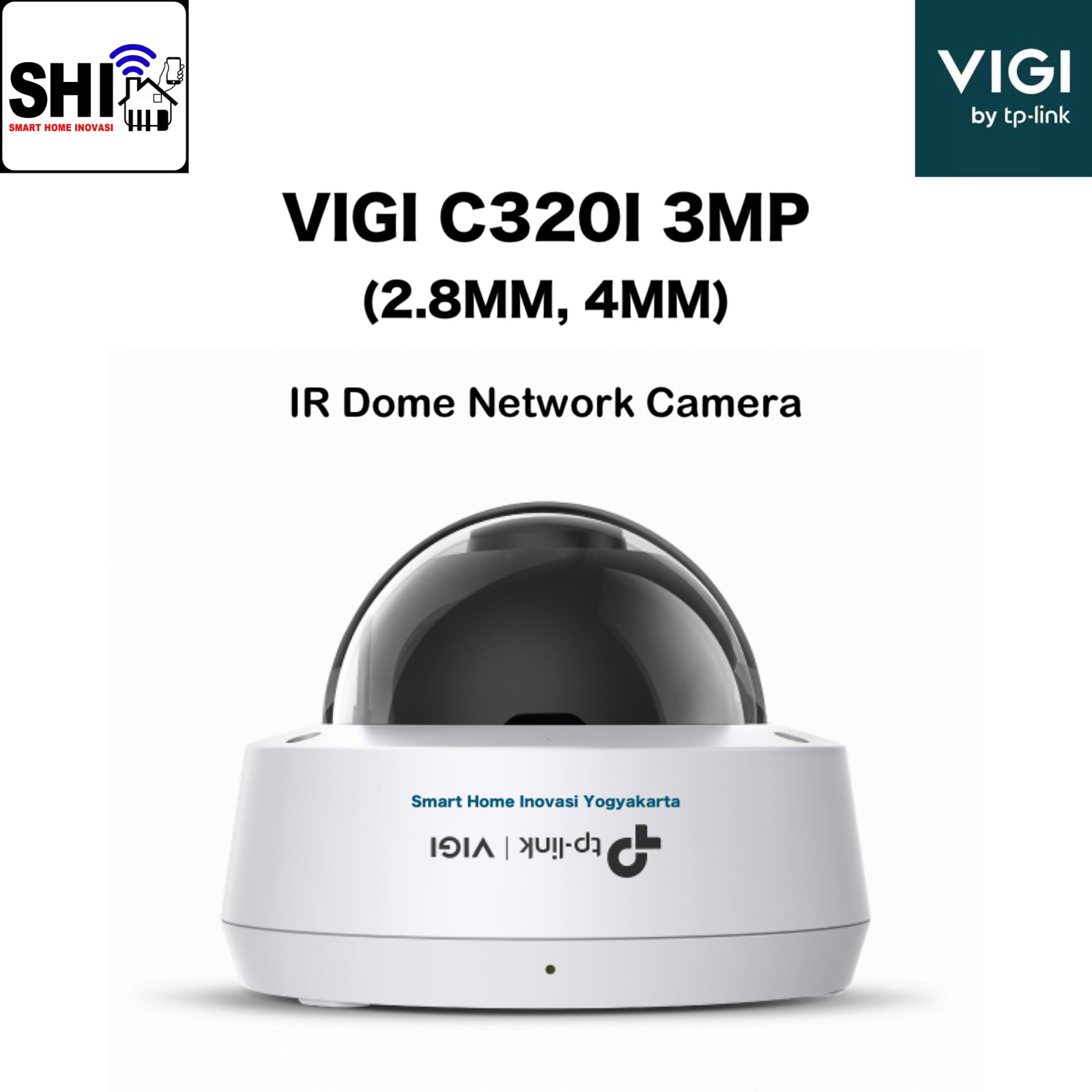 tp-link VIGI C230I 3MP (2.8MM, 4MM) IR Dome Network Camera
