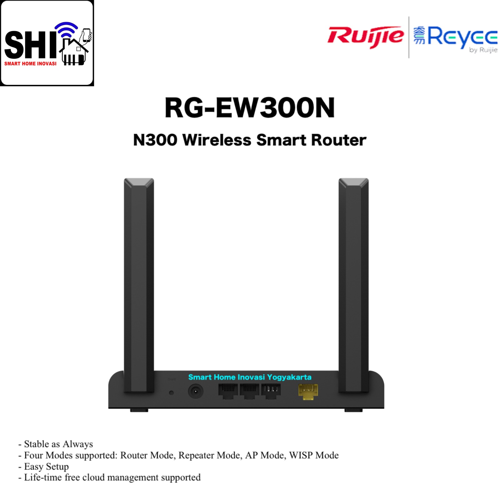 RUIJIE REYEE RG-EW300N, N300 Wireless Smart Router