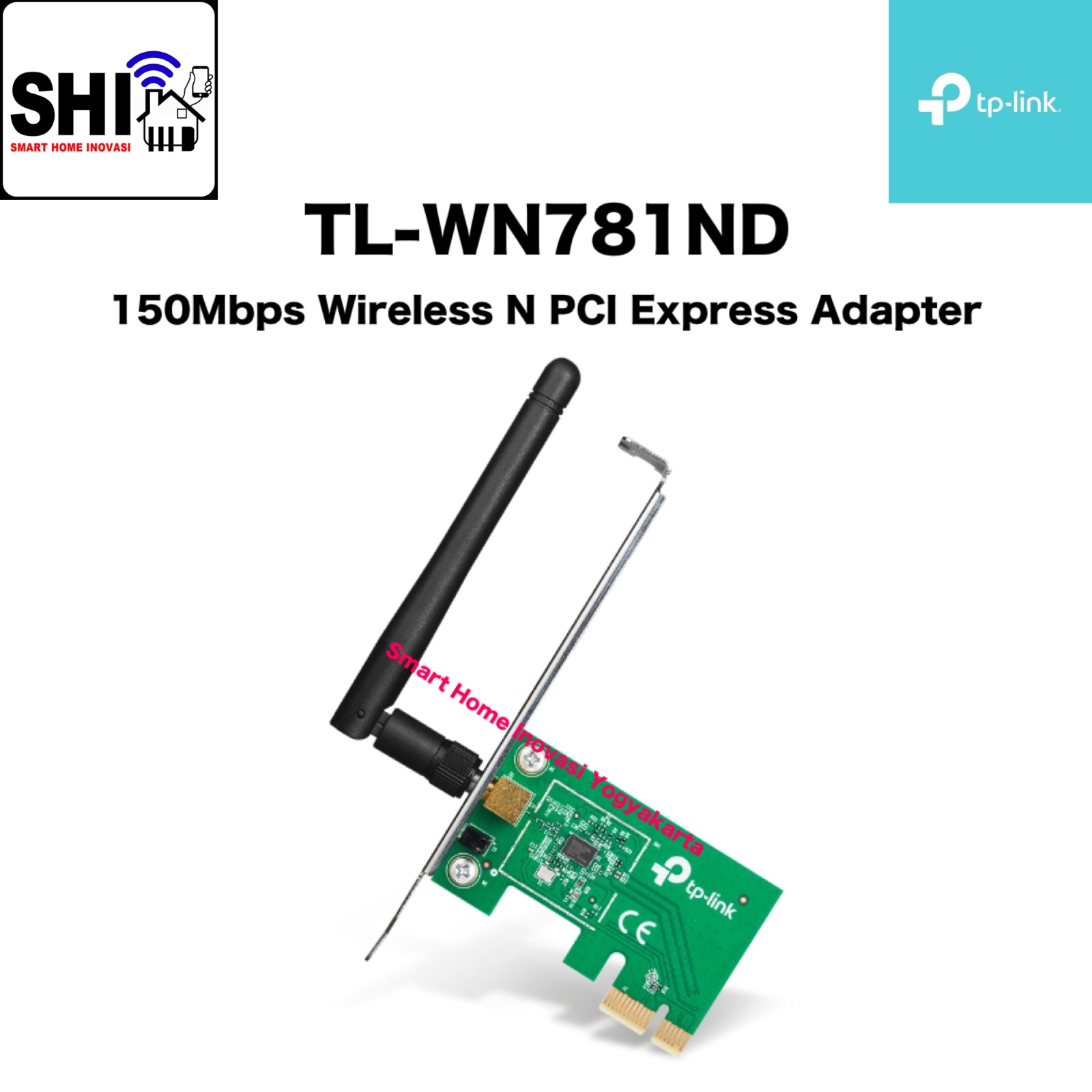 tp-link TL-WN781ND, 150Mbps Wireless N PCI Express Adapter