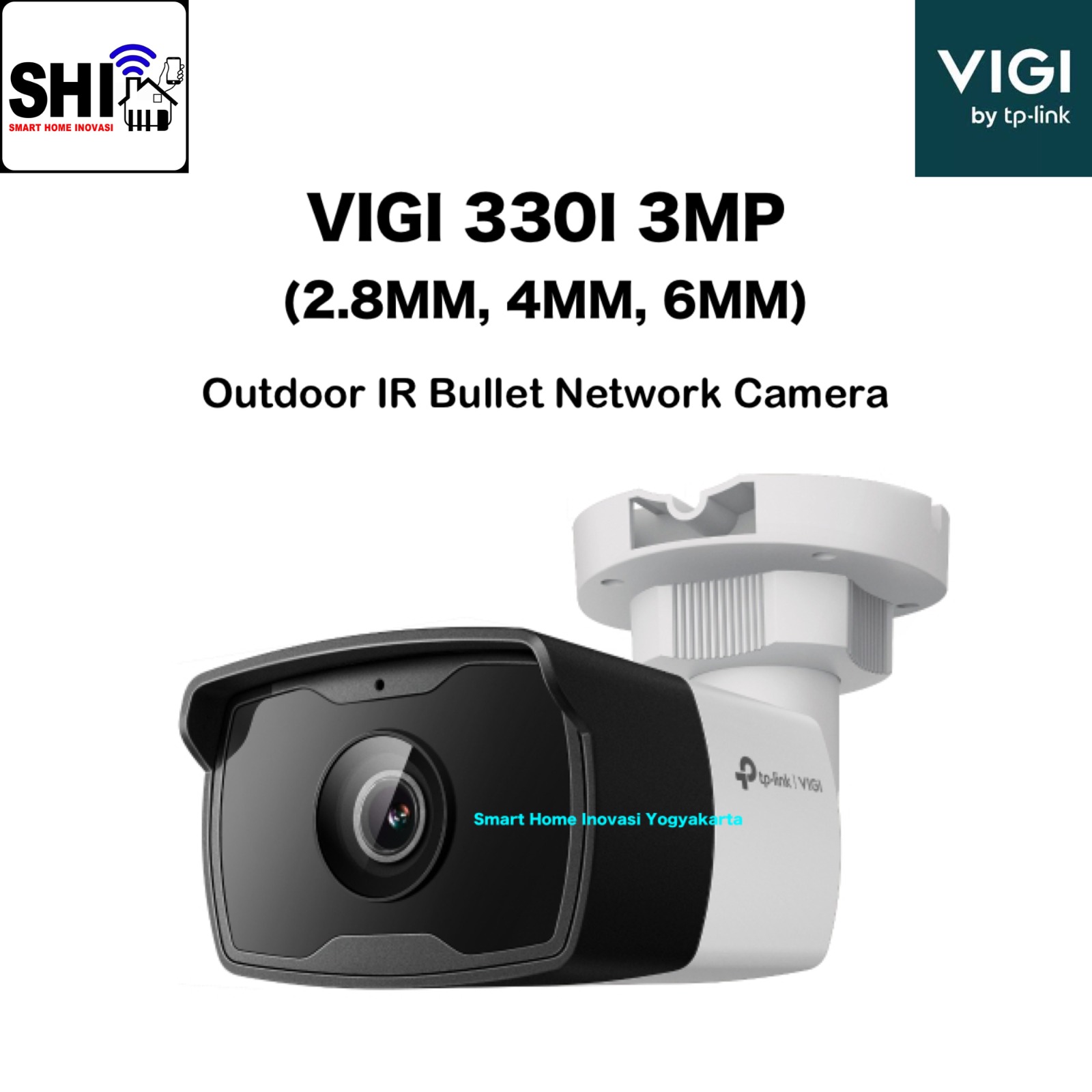tp-link VIGI 330I (2.8MM,4MM,6MM), Outdoor IR Bullet Network Camera