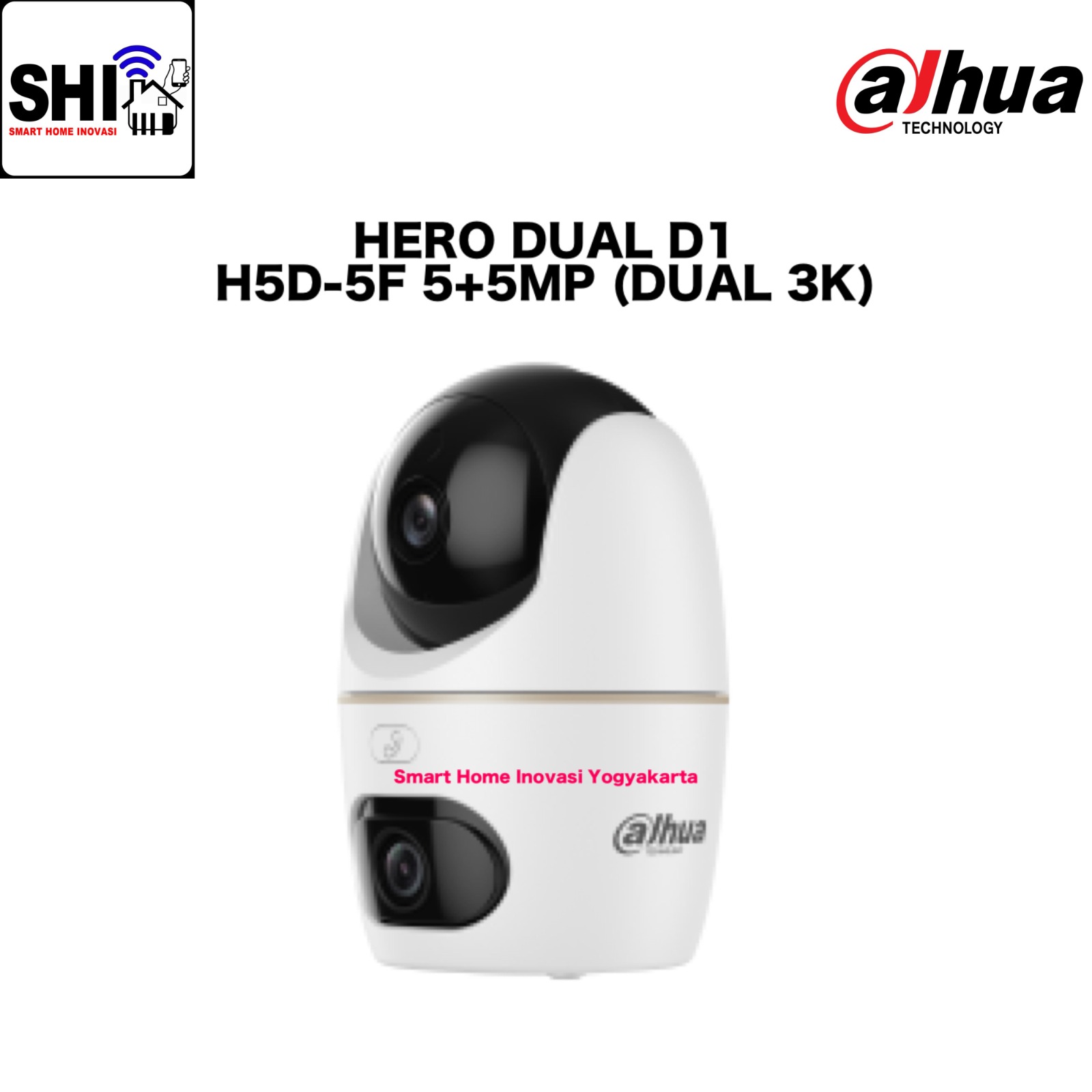 DAHUA IP Camera PTZ Indoor Dual 5MP + 5MP (Dual 3K) H5D