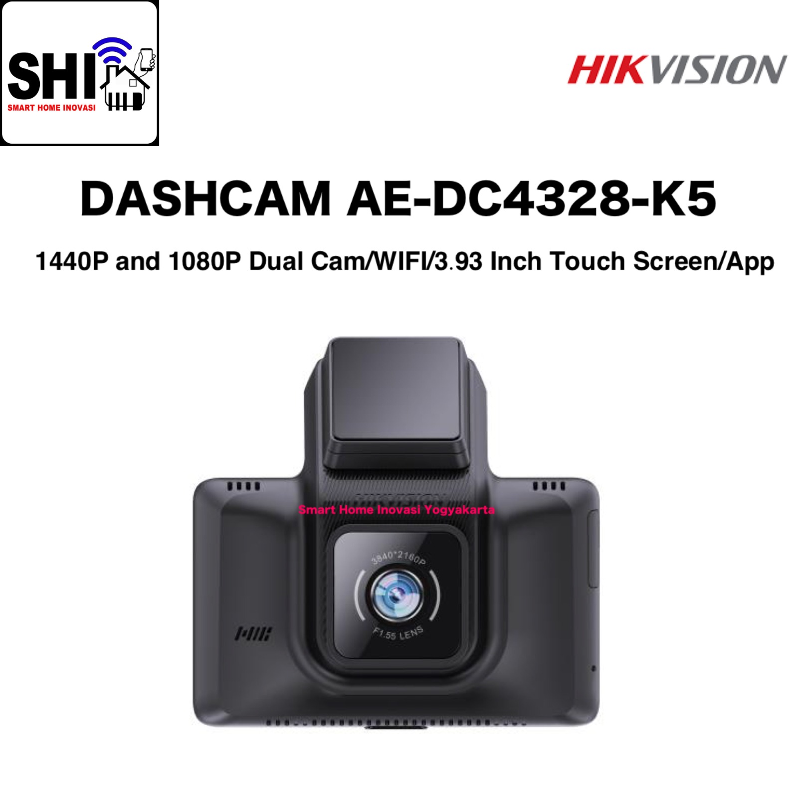 HIKVISION Dash Camera (Dashcam) AE-DC4328-K5 (2CH)