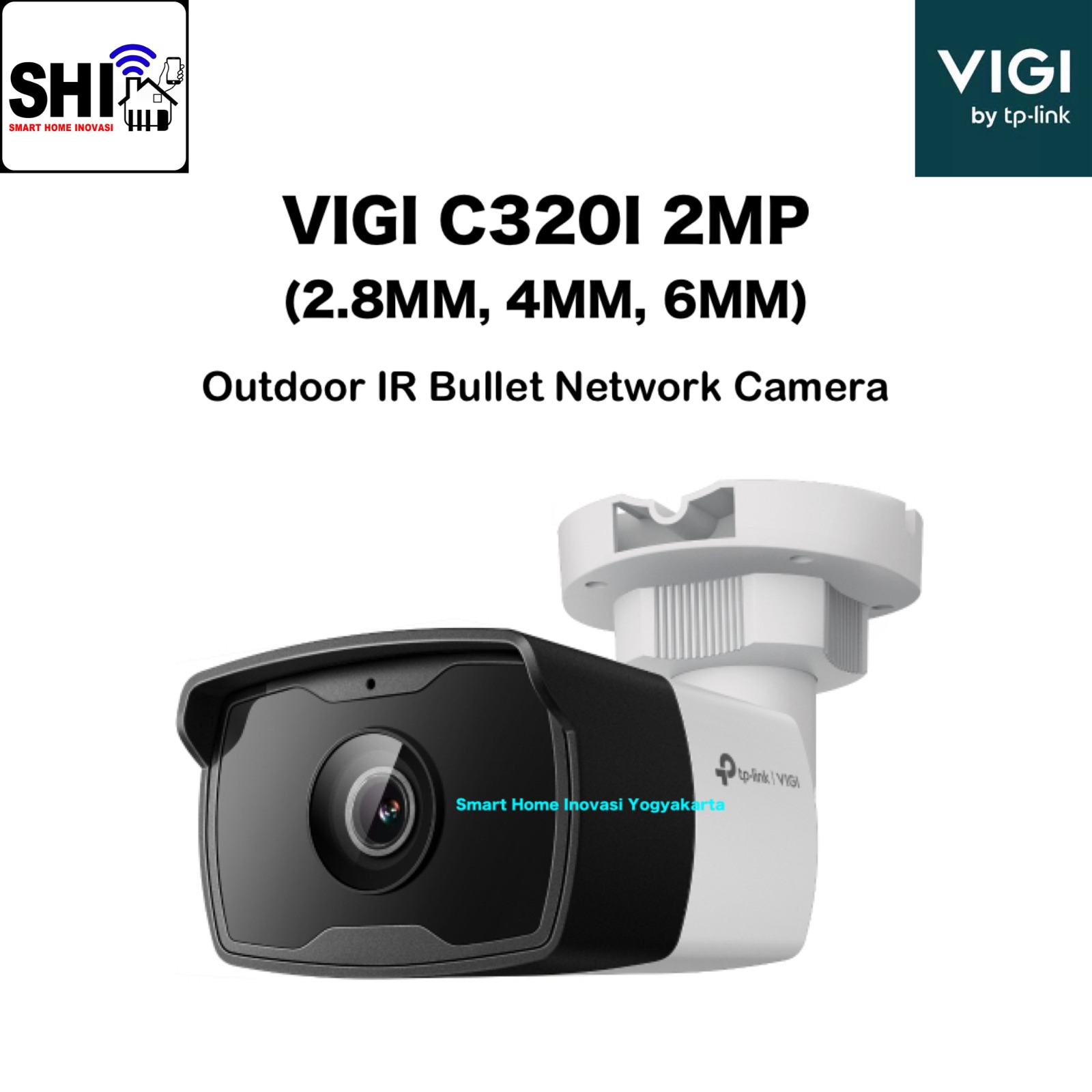 tp-link VIGI C320I 2MP (2.8MM,4MM,6MM) Outdoor IR Bullet Network Camera