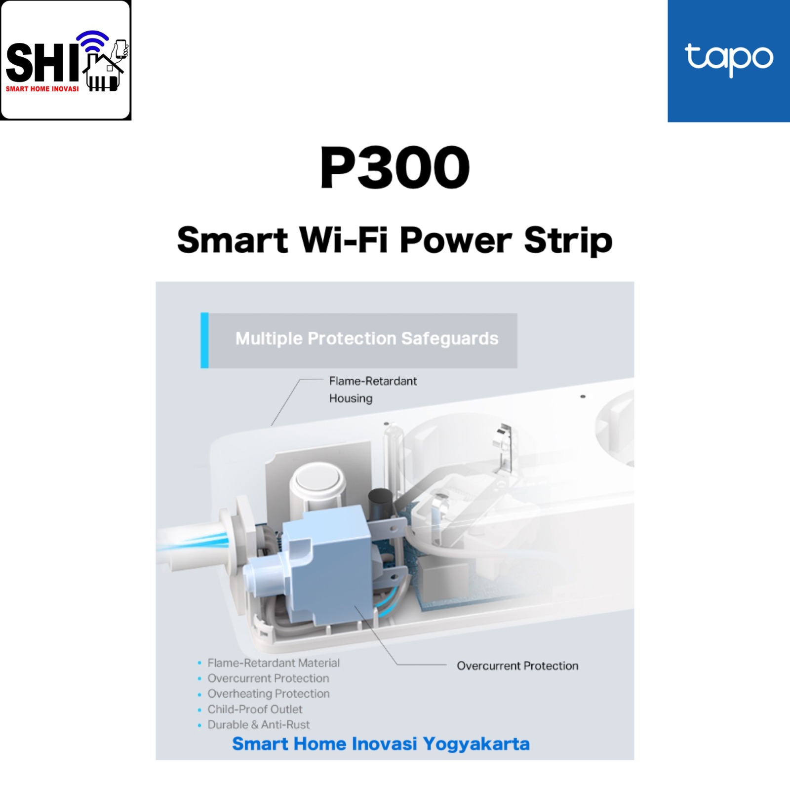 tp-link TAPO P300 Smart Wi-Fi Power Strip
