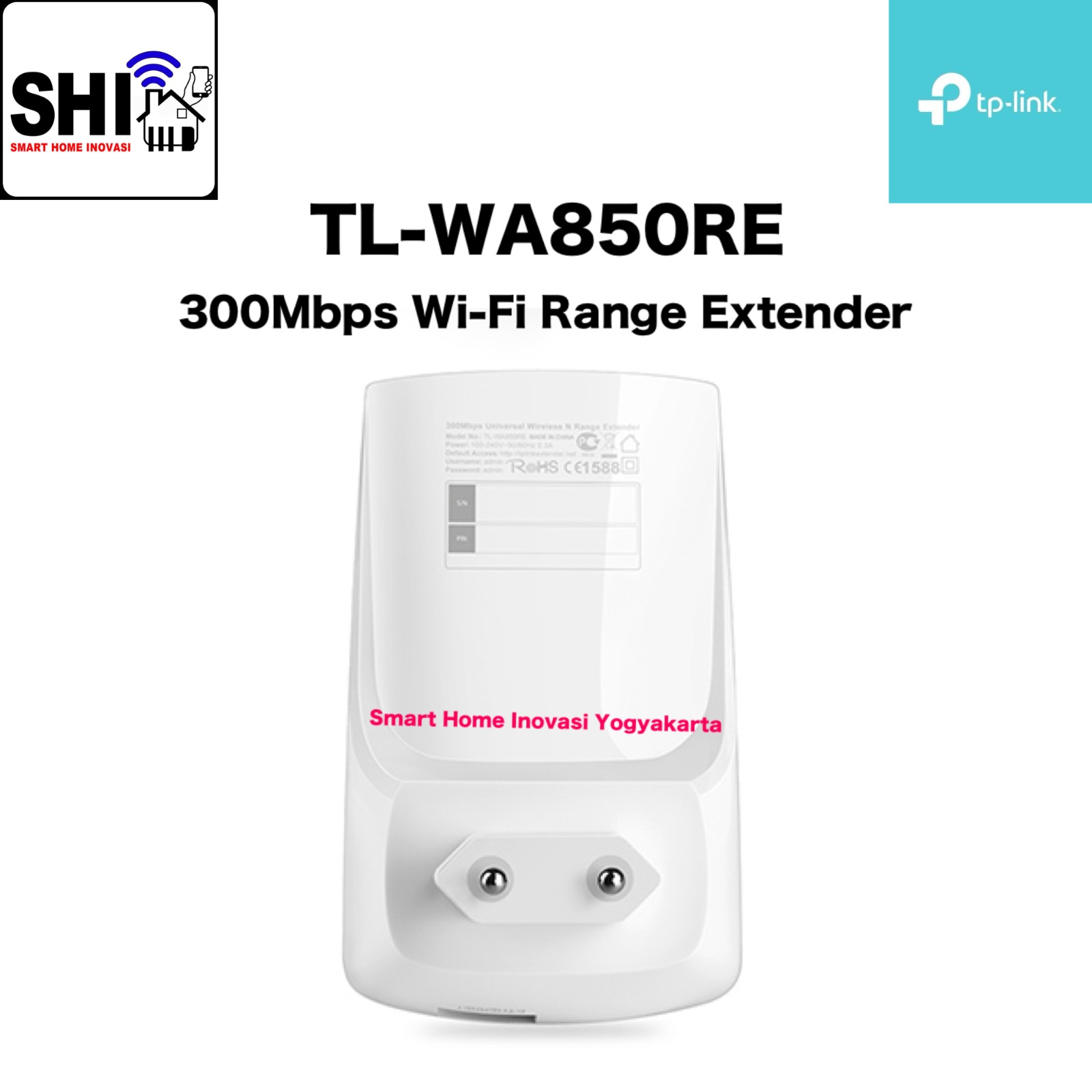 tp-link TL-WA850RE, 300Mbps Wi-Fi Range Extender