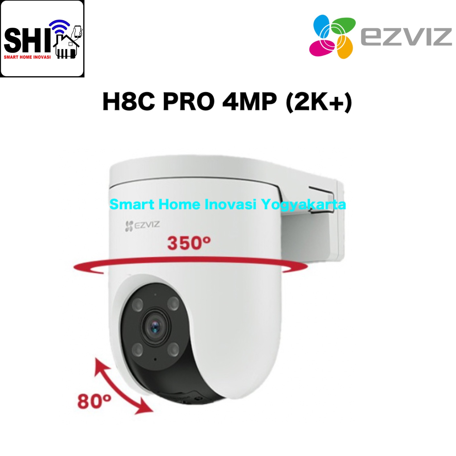 EZVIZ IP Camera PTZ Outdoor H8C PRO 4MP (2K+)
