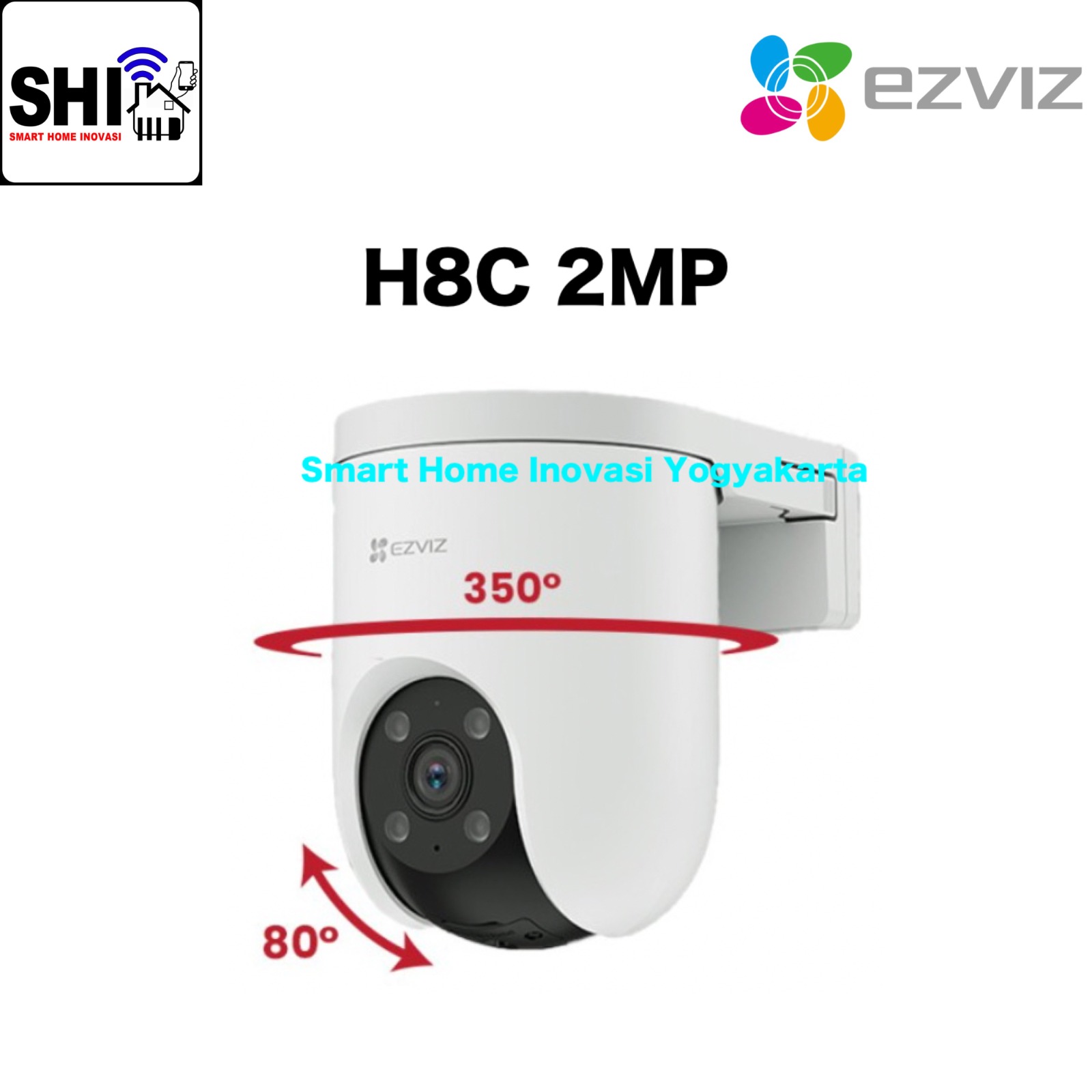EZVIZ IP Camera PTZ Outdoor H8C 2MP (1080P)