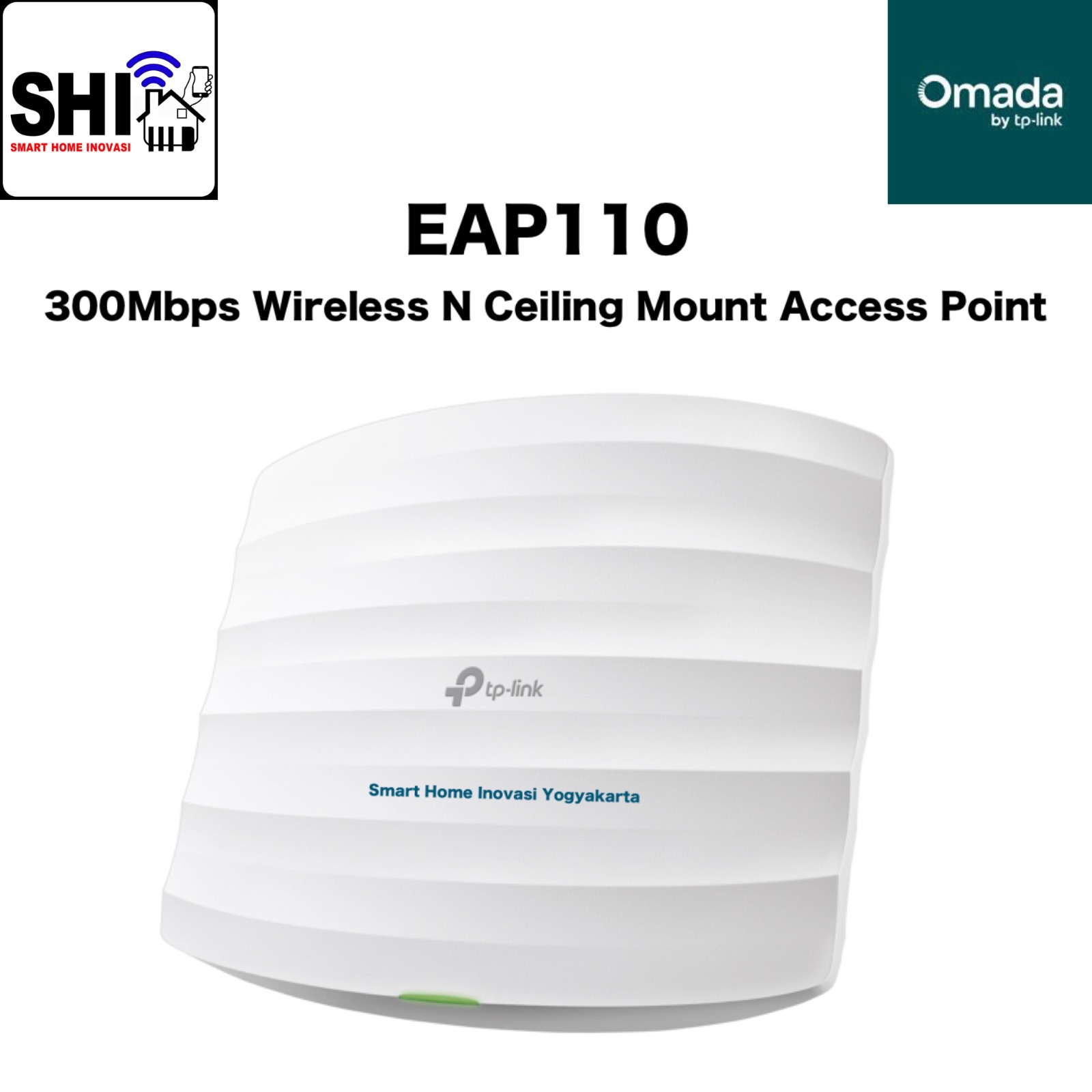 tp-link Omada EAP110, 300Mbps Wireless N Ceiling Mount Access Point