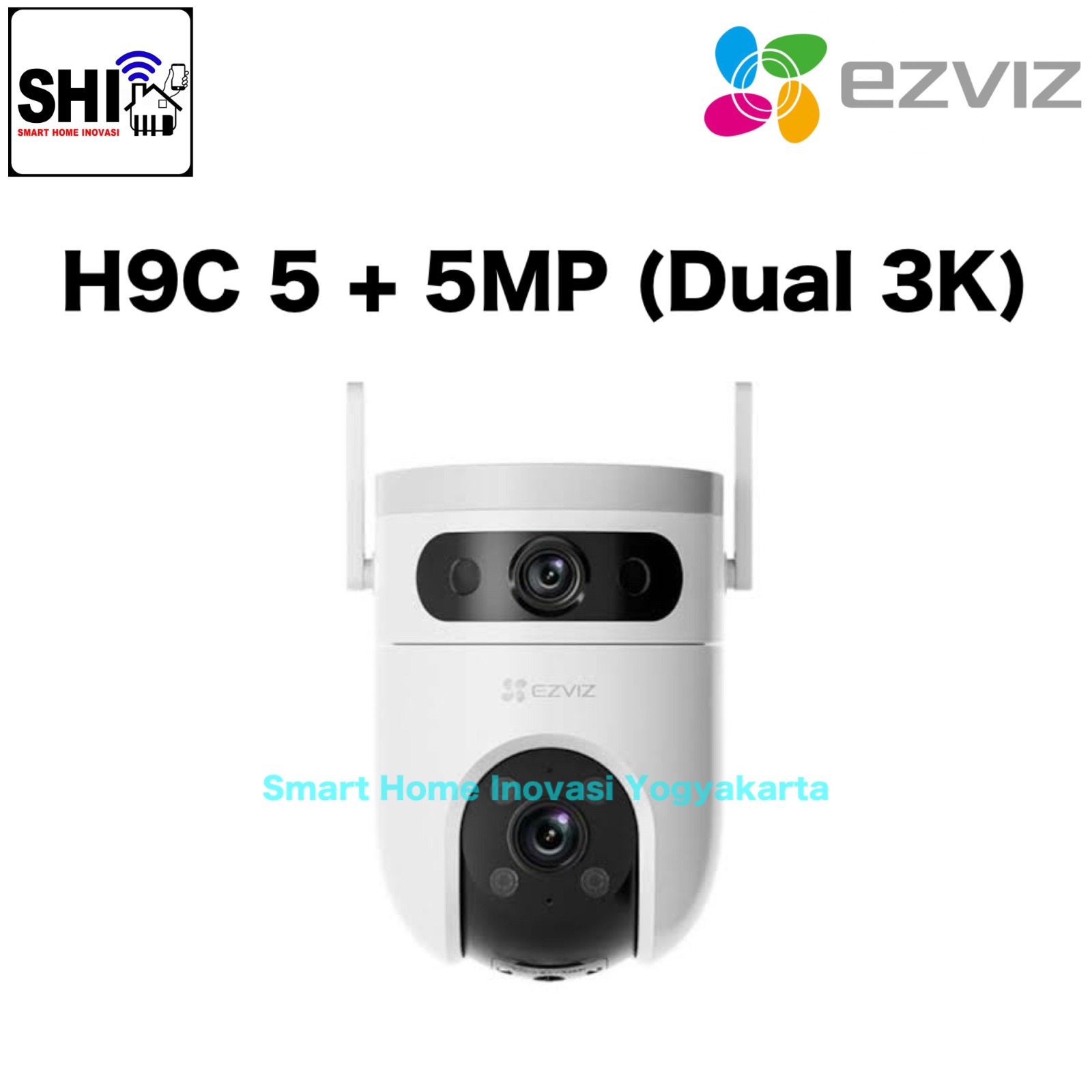 EZVIZ IP Camera PTZ Outdoor H9C 5+5MP (Dual 3K)