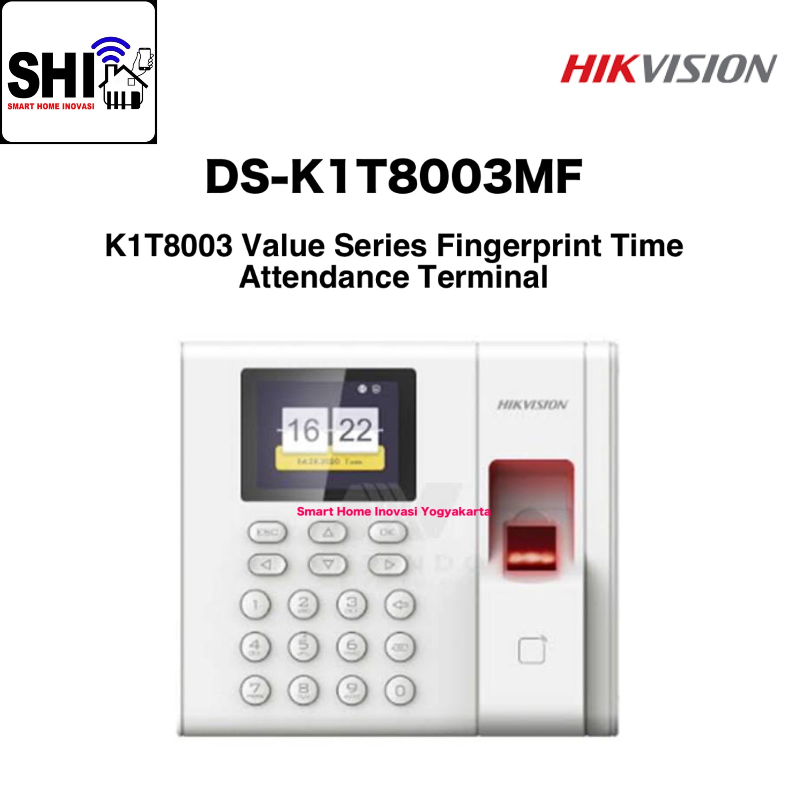 HIKVISION Access Control DS-K1T8003MF, Value Series Fingerprint Time Attendance Terminal