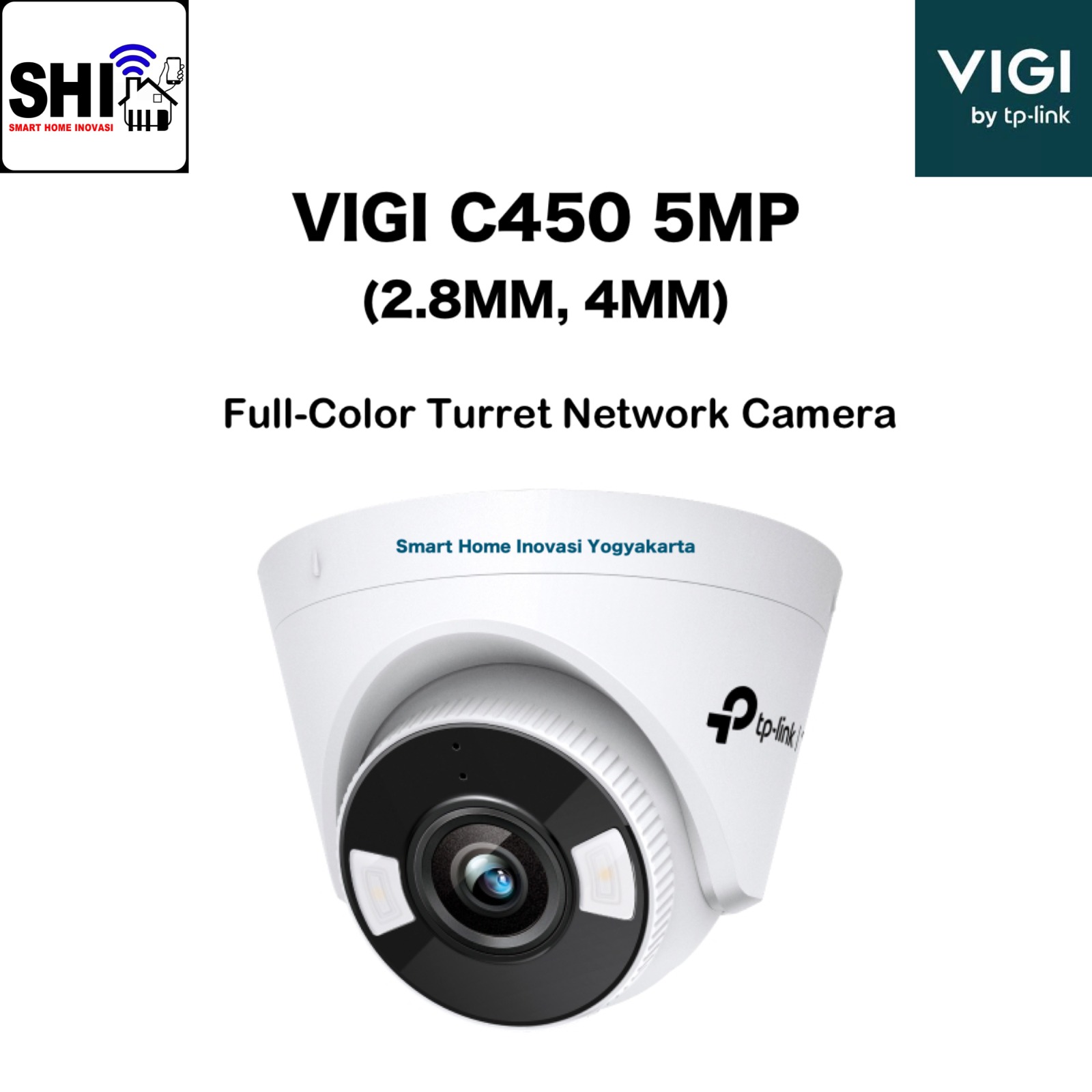 tp-link VIGI C450 5MP (2.8MM, 4MM) Full-Color Turret Network Camera