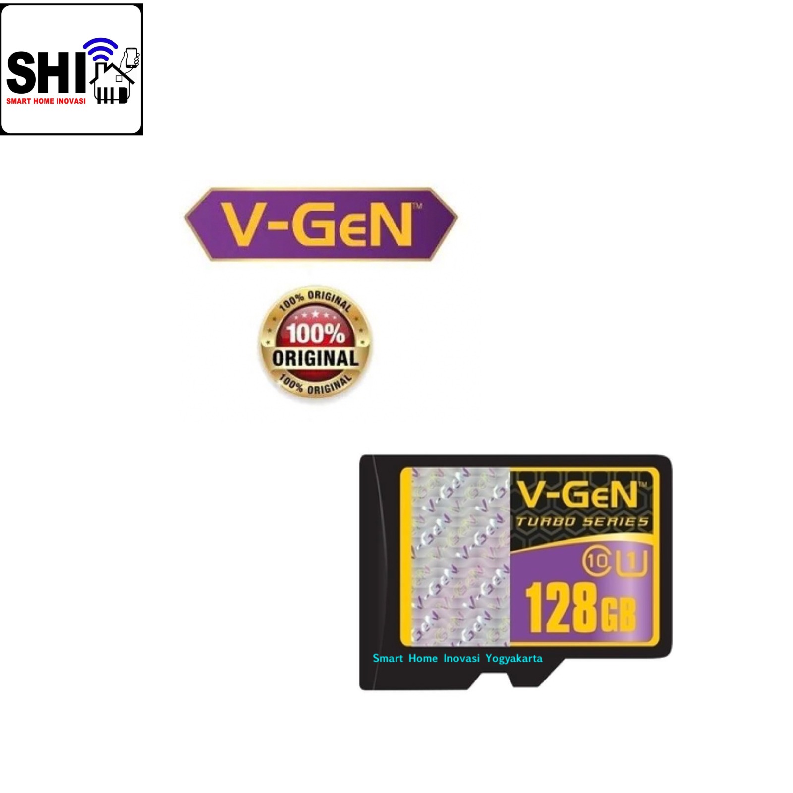 V-GEN Turbo 100Mb/s Micro SD Card 128GB