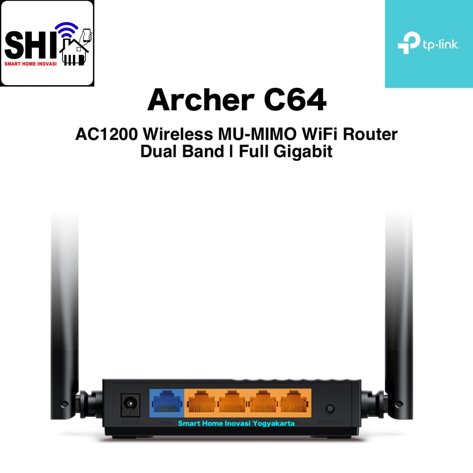 tp-link Archer C64, AC1200 Wireless MU-MIMO WiFi Router