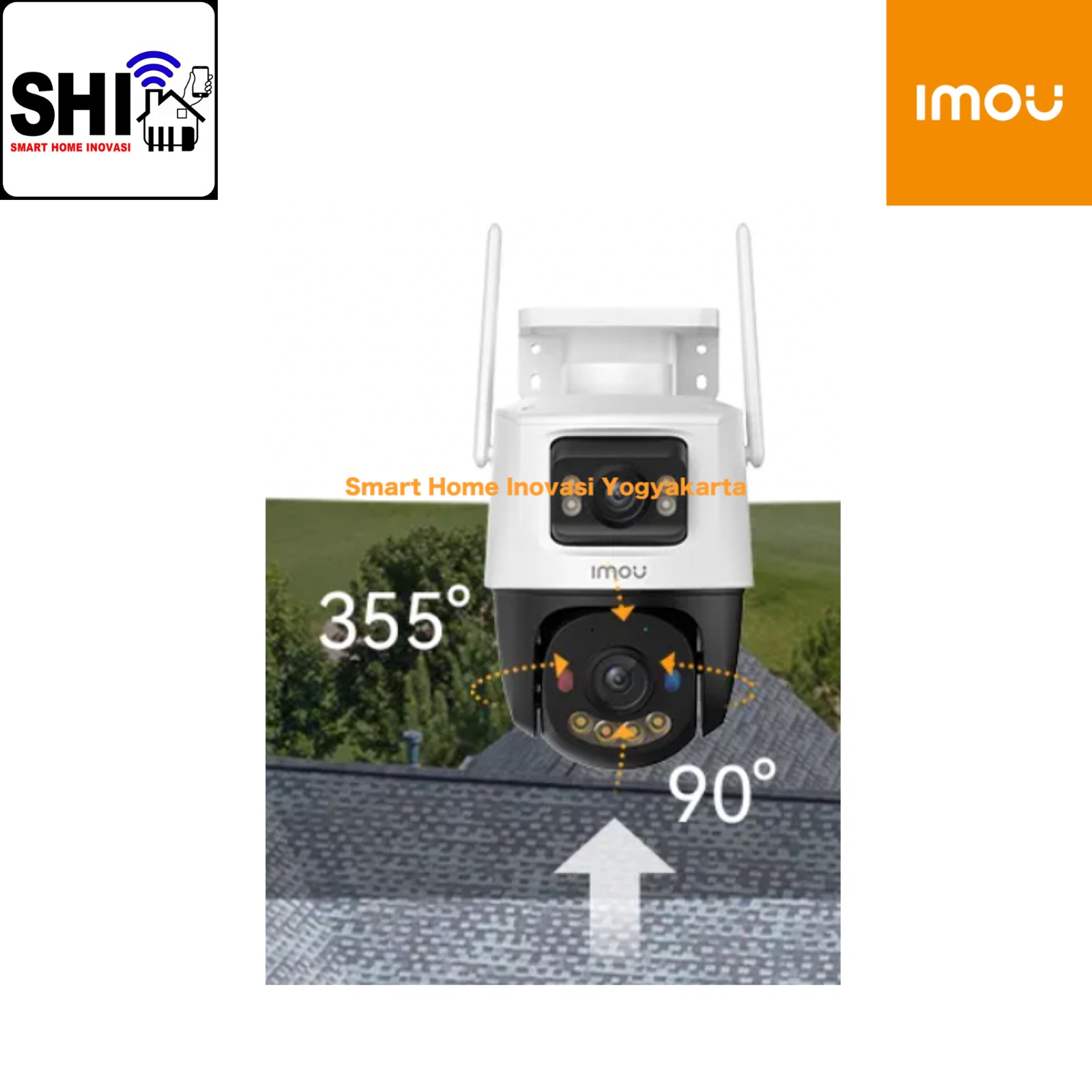 IMOU IP Camera PTZ Outdoor Cruiser Dual Lens 5+5MP