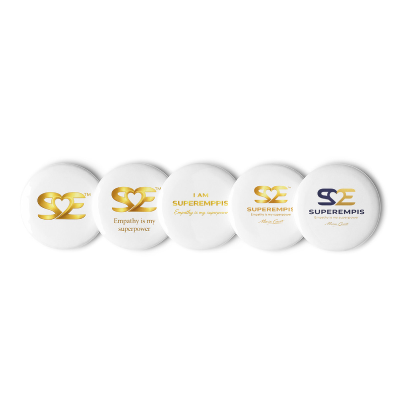 Set of Super Emppis pin buttons
