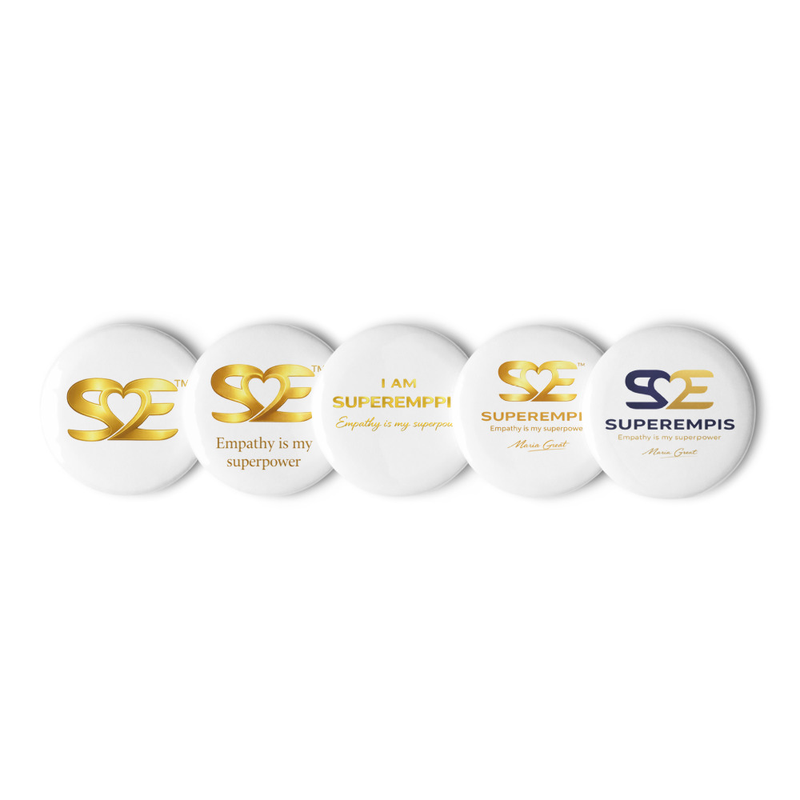 Set of Super Emppis pin buttons
