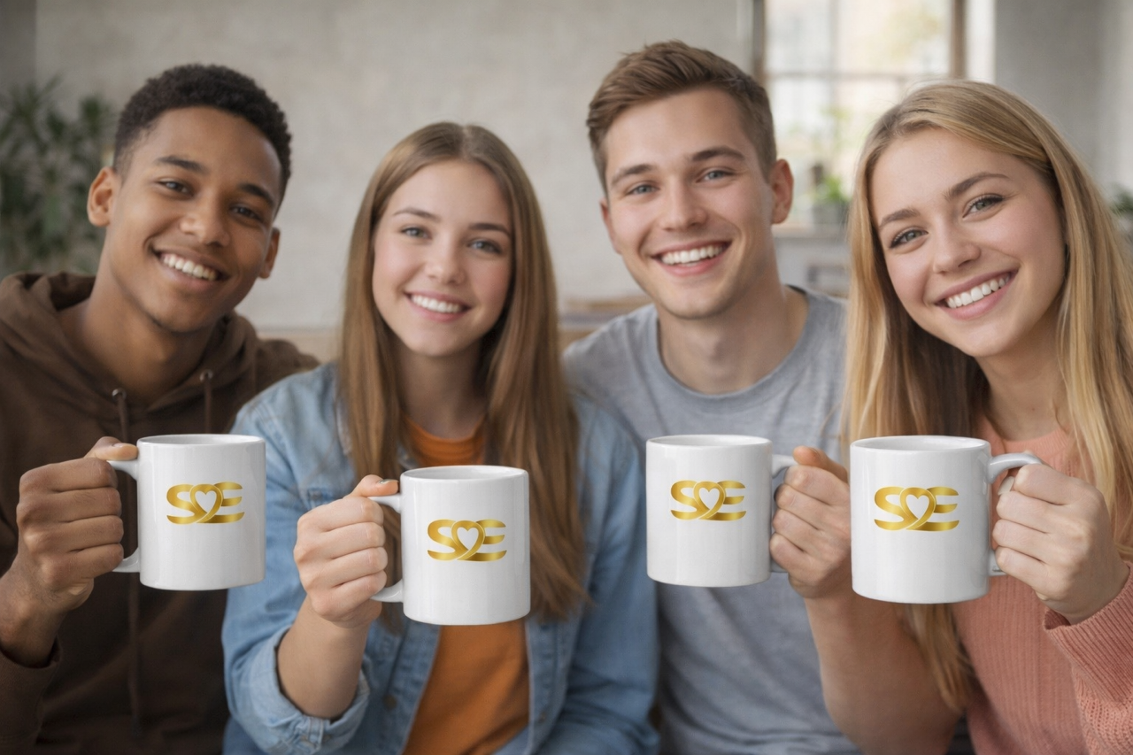 valkea Super Emppis logo muki