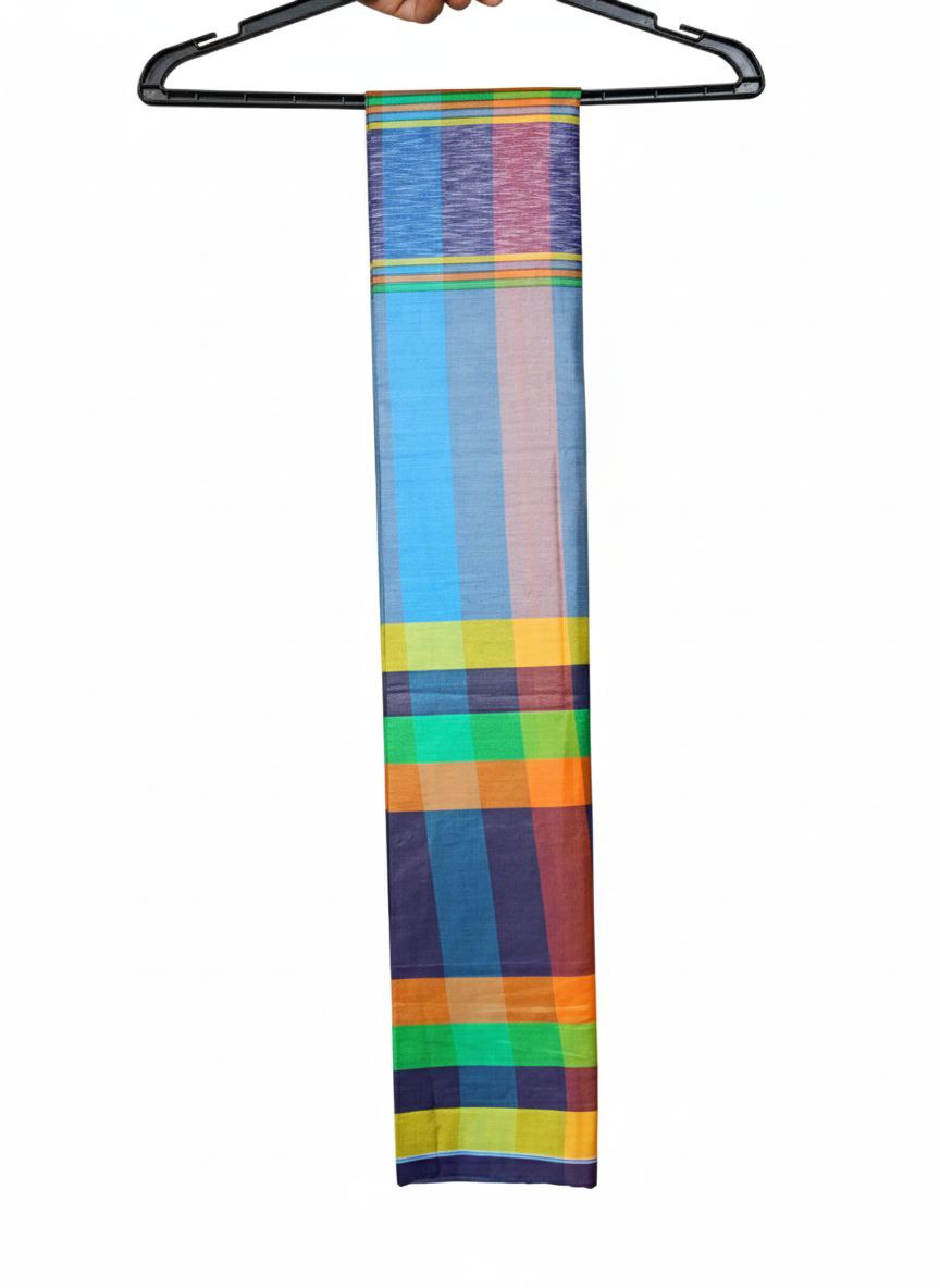 Oil Print Lungi - Multi Colored