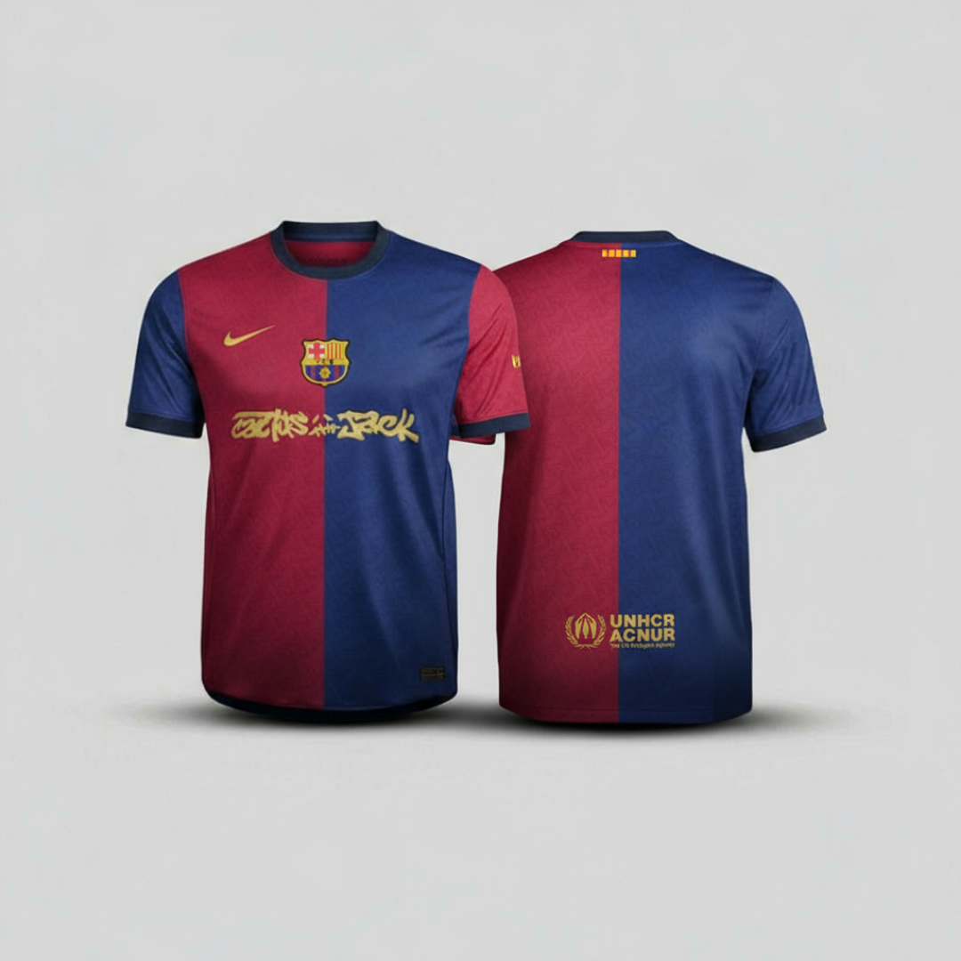 Camiseta Local Travis Scott Barcelona 24/25