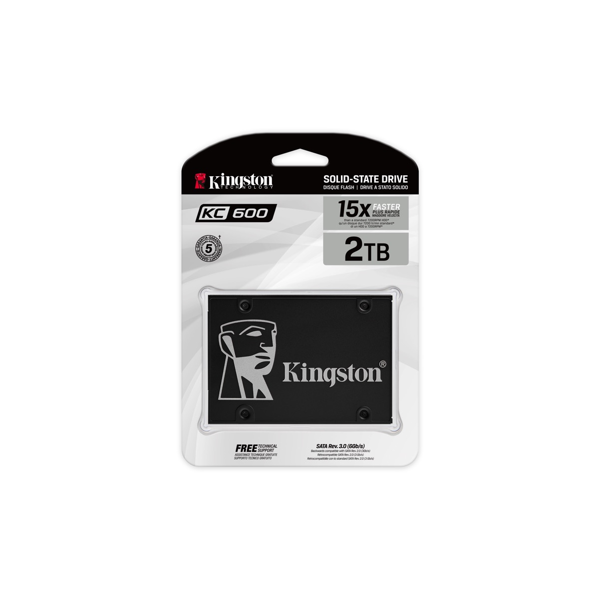 SSD 2.5 2048GB KINGSTON SKC600 SATAIII 7MM 6GB/S SKC600/2048G