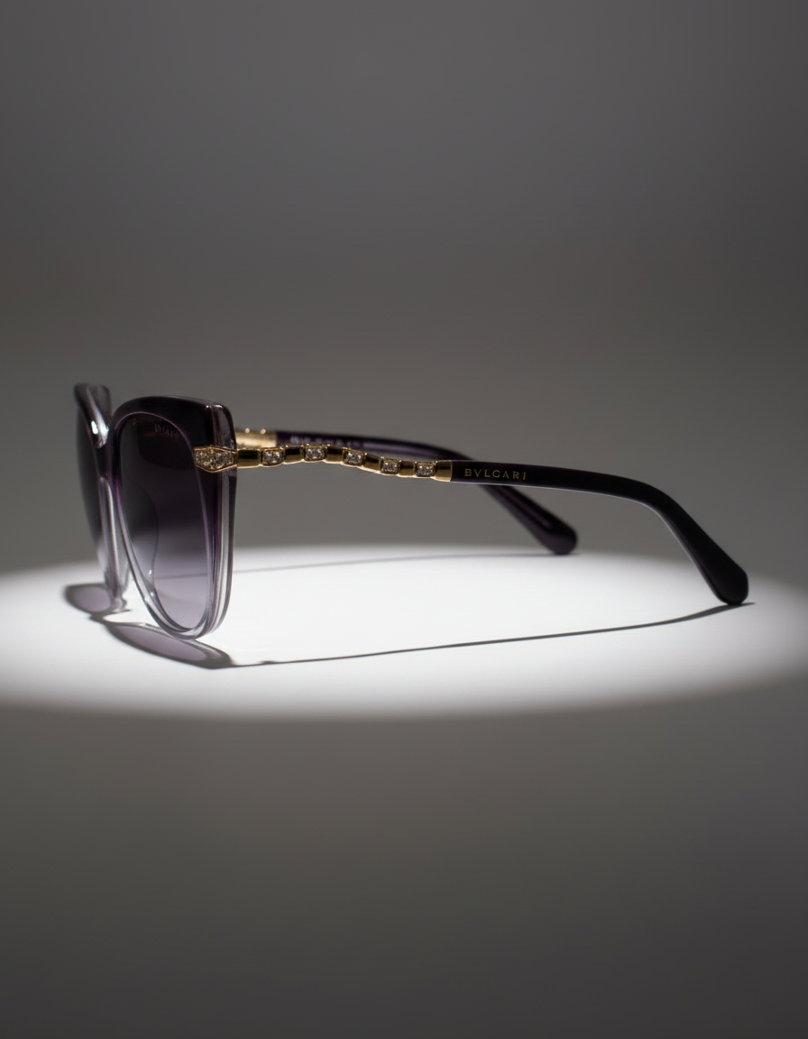 BVLGARI Purple Designer Sunglasses