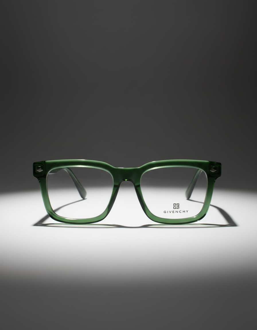 Givenchy Green Acetate Eyeglasses