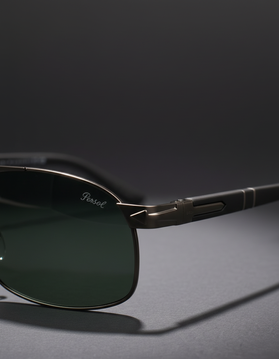 Persol Black Designer Sunglasses