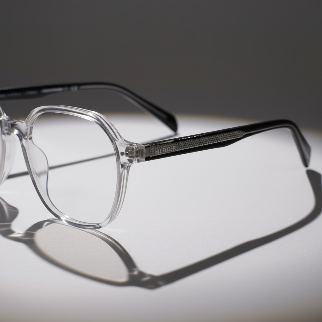 TOMMY Transparent Frame Glasses