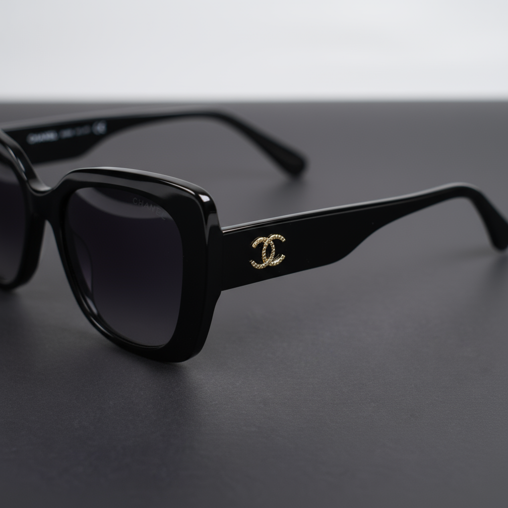 Chanel Classic Black Sunglasses